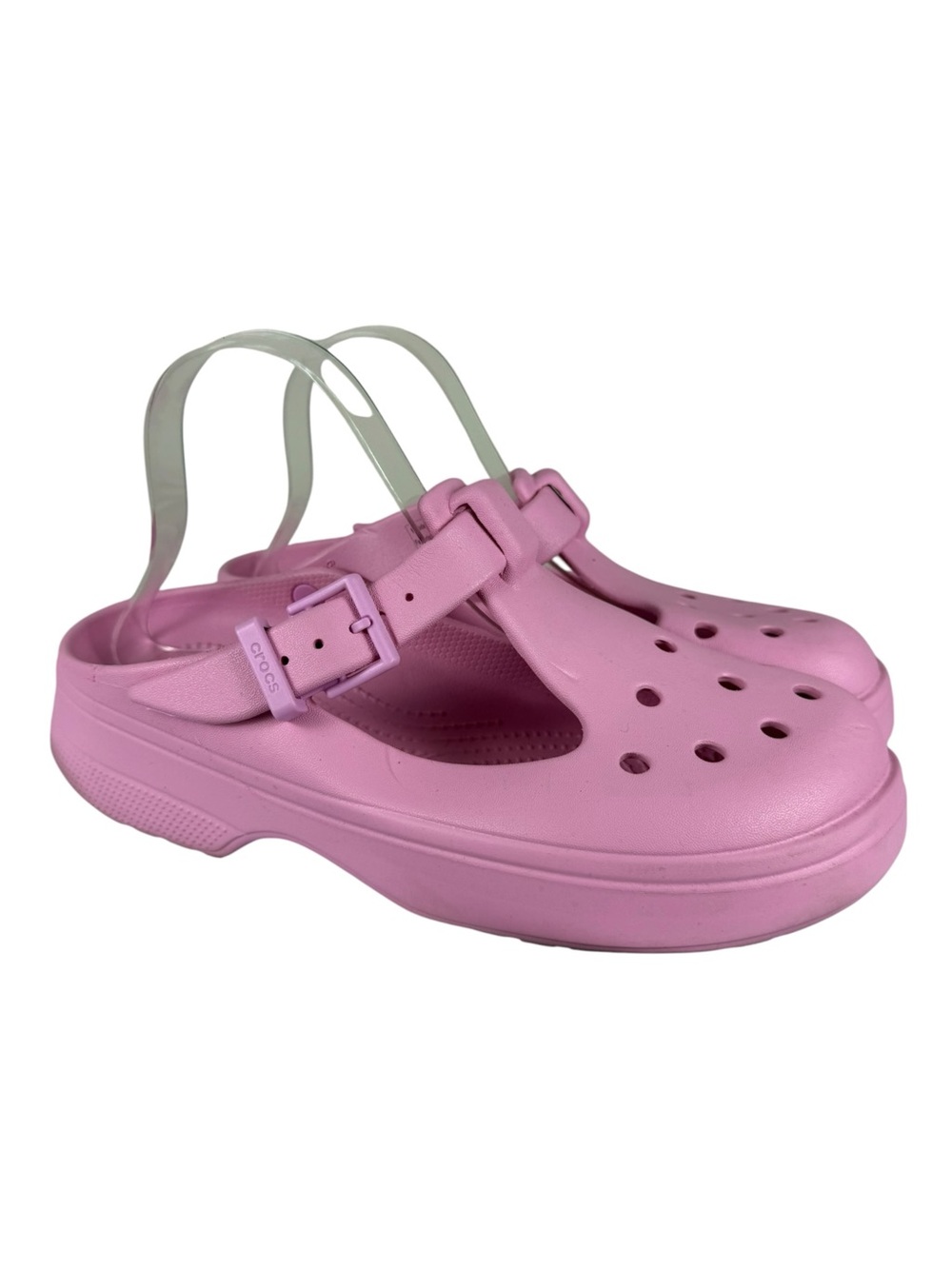 Crocs Women's Classic Mary Jane Clogs Pink Sz 9